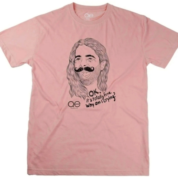 Queer Eye Jonathan Van Ness‎ Ok, Its Totally Fine. Why am I Crying? Graphic Tee - Picture 1 of 7